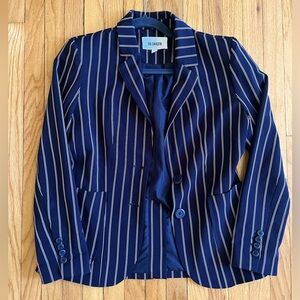 BB Dakota Blazer Blue Pinstripe Size S
